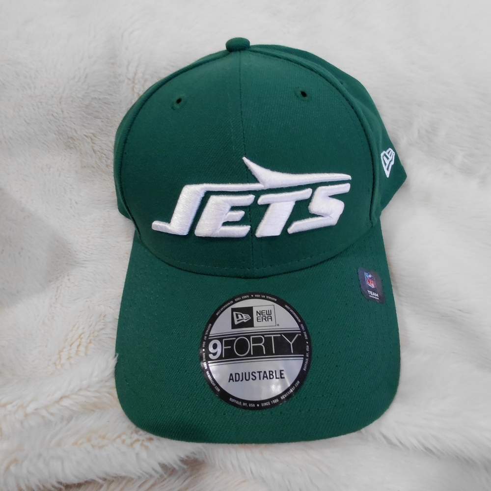 NWT New Era Green Jets Adjustable Cap
